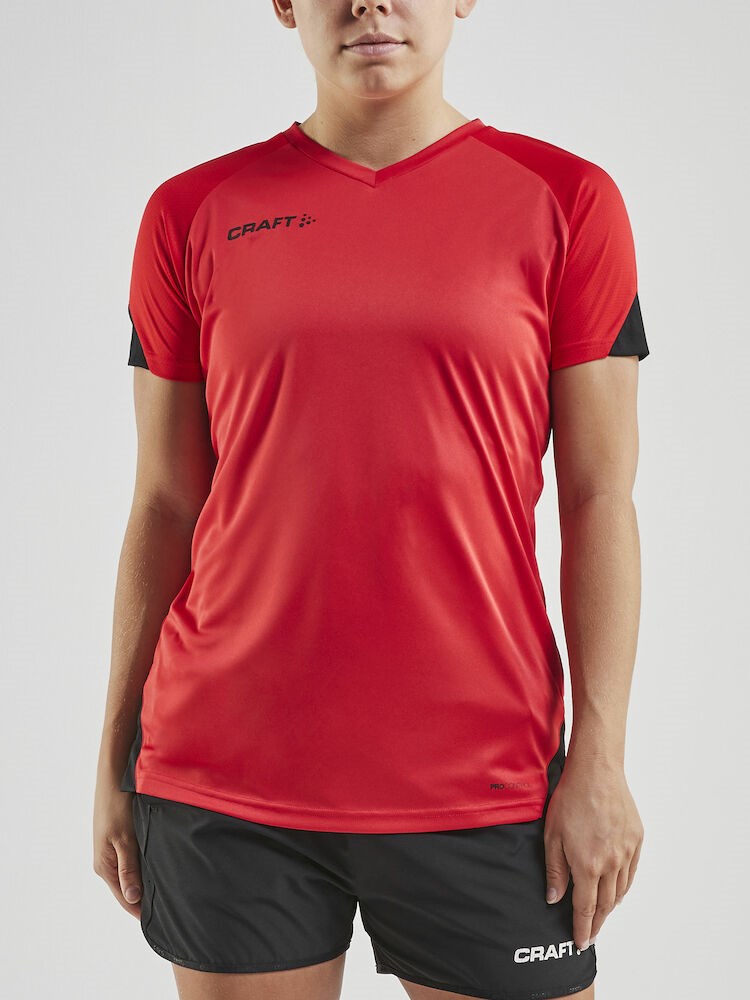 Craft - PRO Control Impact SS Tee W Bright Red/Black M